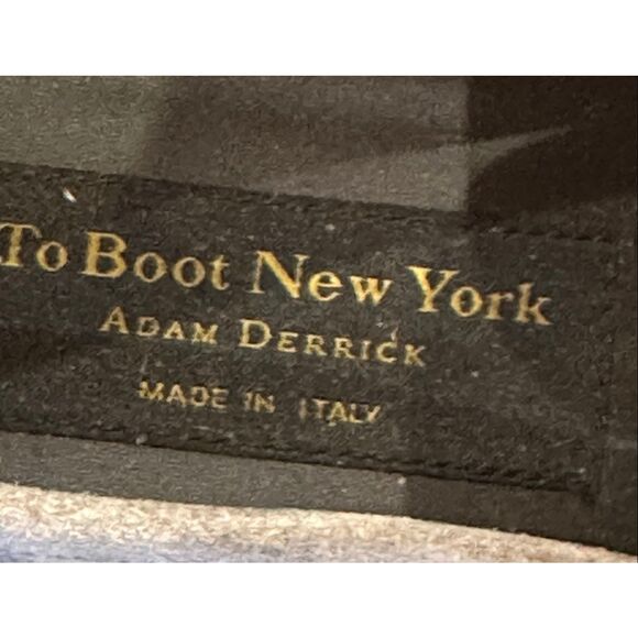 To Boot Hathaway Taupe Suede Slip On in Grey Suede NWOB Size 9 - Picture 7 of 9